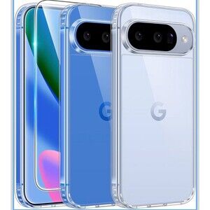 Google Pixel 10 Pro Case: Slim Clear Shockproof Cover for Pixel 9/9 Pro, Anti-Dr